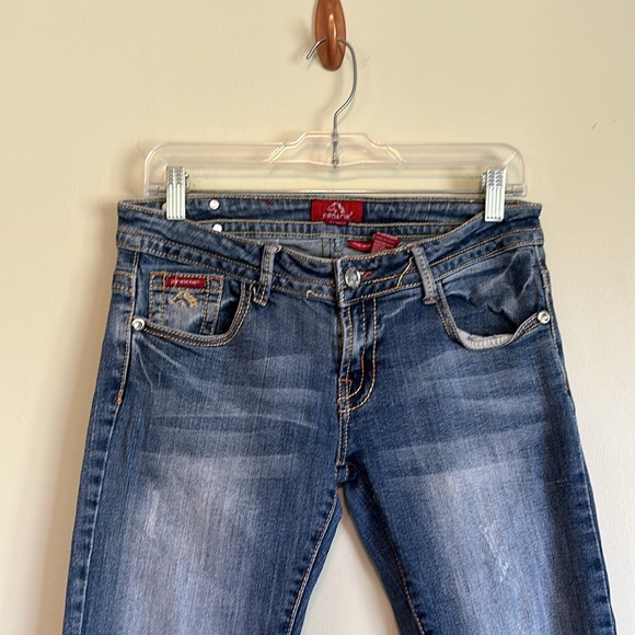 Vintage low rise straight leg Jordache denim jeans - Picture 2 of 6